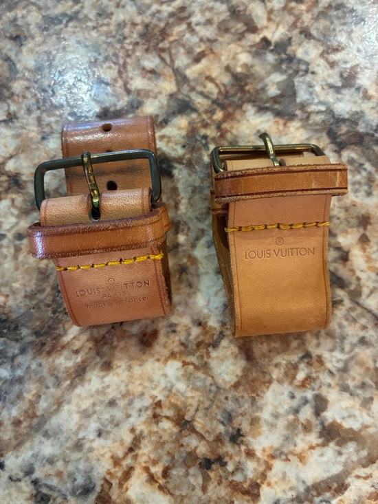 Louis Vuitton Handbags - Louis Vuitton Vachetta Leather Buckle Straps SET OF TWO